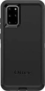 Otterbox Galaxy s20+ (Only) - Defender Series Case - Black - Case Only - Rugged & Durable - With Port Protection - Non-Retail Packaging