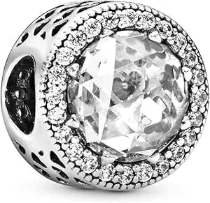 Pandora Sparkling Clear Charm Bracelet Charm Moments Bracelets - Stunning Women'S Jewelry - Gift For Women - Made With Sterling Silver & Cubic Zirconia