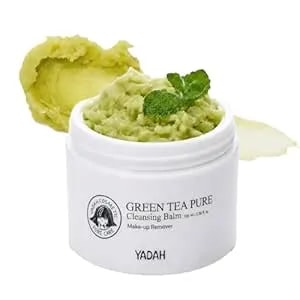 Yadah Green Tea Matcha Sorbet Cleansing Balm (3.38 Fl Oz) – Makeup Remover, Melting Balm With Olive & Sunflower Oils, Hydrating, Residue-Free
