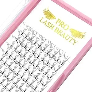 Premade Fans Eyelash Extensions 4d-C-0.10-12 Short Stem Premade Volume Eyelash Extensions .07 .10 C D Curl Pre Made Lash Fans 9 To 20 Mm Volume Lash Extensions (4d-C-0.10,12mm)