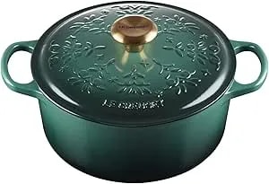 Le Creuset NoëL Collection Enameled Cast Iron Holiday Tree Round Dutch Oven, 4.5 Qt., Artichaut