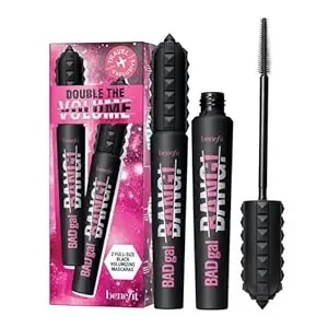 Benefit Badgal Bang! Double The Volume Mascara Duo #1 Intense Pitch-Black Set (2×0.3 Oz)