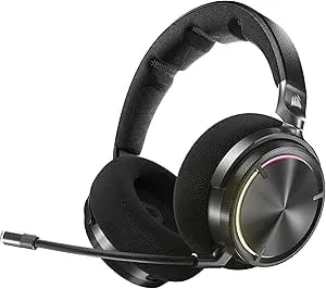Corsair Virtuoso Max Wireless Gaming Headset – Dolby Atmos, Active Noise Cancelling, Sonarworks Soundid, Simultaneous 2.4ghz Wireless & Bluetooth, 50mm Graphene Drivers, Pc, Mac, ps5/ps4 – Carbon