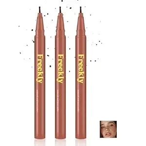 3pcs Freckle Pens For Natural Makeup - Waterproof, Long-Lasting Fake Freckles In Light&Dark Shades, Create Sunkissed Look With Realistic Spot Application (#3, 1.33ounce (Pack Of 3))