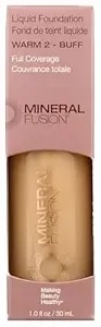 Mineral Fusion Warm 2 Liquid Foundation, 1 Fz