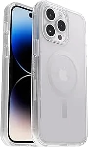 Otterbox Iphone 14 Pro Max (Only) Symmetry Series+ Case - Clear, Ultra-Sleek, Snaps To Magsafe, Raised Edges Protect Camera & Screen