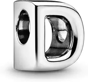 Pandora Letter D Alphabet Charm - Compatible Moments Bracelets - Jewelry For Women - Gift For Women In Your Life - Made With Sterling Silver