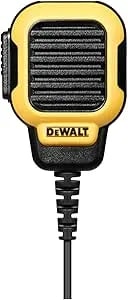 Dewalt DXFRSRM1 Remote Speaker Microphone, FRS Radio Accessory, 2.5mm Jack, PTT, For DXFRS300 And DXFRS800, DXFRSRM1