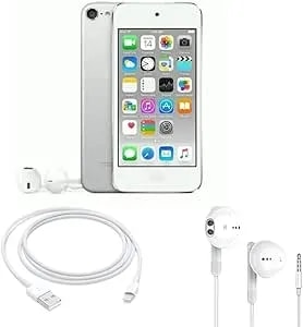 Apple Ipod Touch 16gb 6th Generation With Accessory Bundle - Silver (Refurbished)