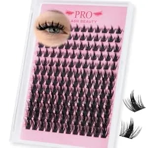Pro Lashbeauty Manga Lash Clusters, California Sunset Lash Clusters Eyelash Clusters 10-18 Mixed Cluster Eyelash Extensions Reusable & Comfortable (Sunset, 10-18mix)