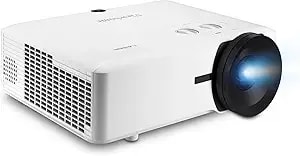 Viewsonic ls921wu 6000 Lumens 1200p Short Throw Laser Projector, High Brightness For Home Theater, 1.1x Optical Zoom, H/V Keystone, And 360-Degree Projection For Flexible Setup, And Dual Hdmi Inputs