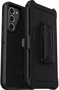Otterbox Galaxy s23+ (Only) - Defender Series Case - Black - Rugged & Durable - With Port Protection - Includes Holster Clip Kickstand - Non-Retail Packaging