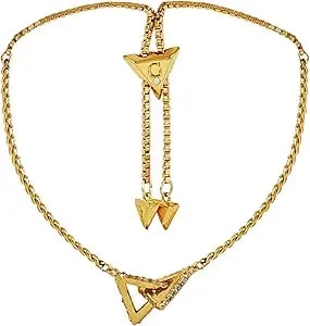 Guess Eco Goldtone Crystal Stone Slider Bracelet For Women