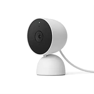 Google Indoor Nest Security Cam 1080p (Wired) - 2nd Generation - Non-Retail Packaging - Snow