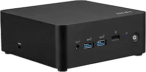 Msi Cubi Nuc Desktop, Intel Core 3-100u, 8gb Memory, 500gb Ssd, Wifi 6e, Win 11 Home, 1 Year Warranty (1mg-011us)