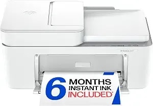 Hp Deskjet 4327 Wireless All-In-One Color Inkjet Printer, Scanner, Copier, 6 Month Trial Of Instant Ink Included, Ai-Capable (b3zf6a)