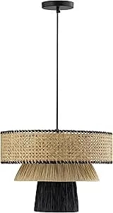 Rylie Brown And Black Cane Pendant