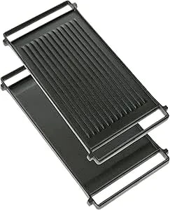 Reversible Cast Iron Griddle/Grill Combo wb31x24998 For Cooking Products