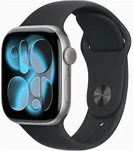 Apple Watch Series 11 [Gps, 42mm] Space Gray Aluminum Case With Black Sport Band, S/M (Renewed)