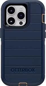 Otterbox Defender Series Screenless Edition Case For Iphone 14 Pro (Only) - Case Only - Microbial Defense Protection - Non-Retail Packaging - Blue Suede Shoes