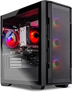 Skytech Gaming Rampage Gaming Pc, Amd Ryzen 7 7700 3.8ghz, Amd Rx 9070xt 16gb Vram, 1tb Nvme Ssd, 16gb ddr5 Ram 5200, 850w Gold Atx 3 Psu, Wi-Fi, Win 11, Desktop