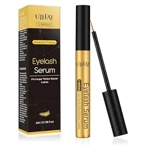 Eyelash Growth Serum For Thicker, Longer, Natural Lashes Without Prostaglandin – Grow Luscious, Natural Lashes With Advanced Enhancer - Vegan & Cruelty-Free Treatment