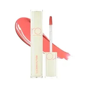 Rom&Nd Dewy-Ful Water Tint 09 Cotton Melba - Hydrating, Non-Sticky Lip Stain With Sheer Gloss - Long-Lasting K-Beauty Liquid Lip Color