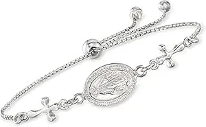 Ross-Simons Miraculous Medal Bolo Bracelet