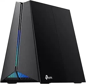 TP-Link Tri-Band BE11000 Wi-Fi 7 Gaming Router Archer GE650 - 6-Stream 11 Gbps Supports 320MHz - 2×5G + 3×2.5G Ports USB 3.0 - Game Acceleration, Dedicated Gaming Port & Panel, RGB Lighting - Homeshield