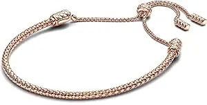 Pandora Moments Studded Chain Slider Bracelet