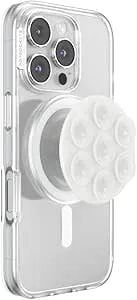 Popsockets Phone Grip For Magsafe, Magnetic Holder, Phone Stand, Suck-Up - Clear