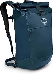 Osprey Transporter Roll Top Laptop Backpack, Venturi Blue