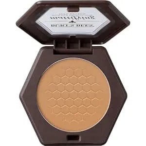 Burt'S Bees Makeup, Lightweight Powder Foundation, 100% Natural, Almond, 0.3 Ounce