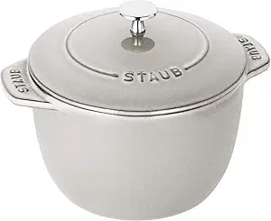 Staub La Cocotte De Gohan Campagne L 7.9 Inches (20 Cm) Rice Pot, 3 Pieces, Cast Iron, Induction Compatible, La Cocotte De Gohan 40501-471