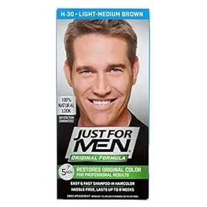 Just For Men Lmed Brwn #3 Size 1ct Just For Men #3 Light-Medium Brown Haircolor