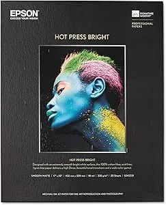 EPSS042331 - Epson Hot Press Bright Fine Art Paper