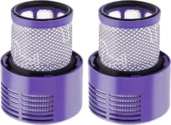 2 Pack v10 Filters Replacement For Dyson Cyclone Series - Models Cyclone v10 Absolute, Cyclone v10 Animal, Cyclone v10 Motorhead, Cyclone v10 Total Clean, sv12, Replaces No. 969082-01