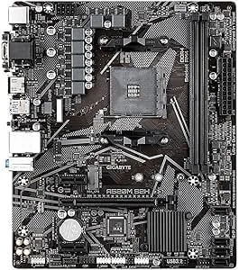 Gigabyte A520M S2H (AMD Ryzen AM4/Microatx/4+3 Phases Digital PWM/Gigabyte Gaming Gbe LAN/Nvme Pcie 3.0 x4 M.2/3 Display Interfaces/Q-Flash Plus/RGB Fusion 2.0/Motherboard)