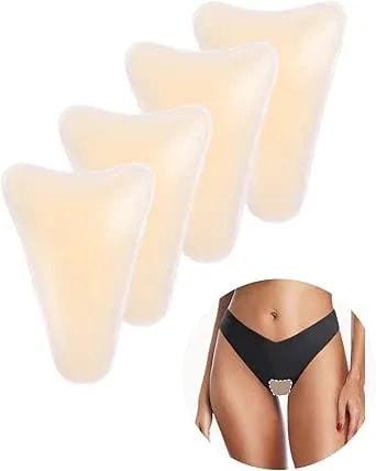 4 Pack Camel Concealer T Shape Seamless Camel Hider, Silicone Anti Camel Cover Guard For Swimsuit Yoga Pants