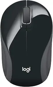 Logitech Wireless Mini Mouse m187 Ultra Portable, 2.4 Ghz With Usb Receiver, 1000 Dpi Optical Tracking, 3-Buttons, Pc / Mac / Laptop - Black