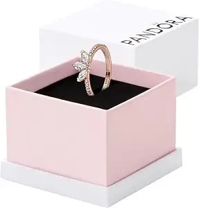 Pandora Sparkling Herbarium Cluster Ring - Ring For Women - Layering Or Stackable Ring - Gift For Her - Clear Cubic Zirconia - With Gift Box