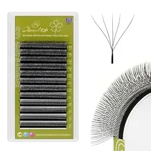 5d W Lash Extensions Premade Fans Russian Volume Eyelash Extensions Soft Matte False Lashes Professional Salon Use(5d,0.07,D,11mm)