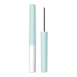 Waterproof Mascara With Fine Brush, Black Mascara For Short/Sparse Eyelash, Long-Lasting, Natural, Lengthening And Thickening