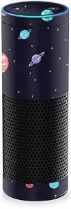 Mightyskins Skin Compatible With Amazon Echo - Bright Night Sky - Protective, Durable, And Unique Vinyl Decal Wrap Cover - Easy To Apply, Remove, And Change Styles - Made In The Usa