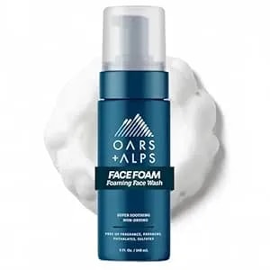 Oars + Alps Gentle Foaming Face Wash And Moisturizer, Dermatologist Tested Skin Care Infused With Prebiotics And Aloe, 5 Fl Oz