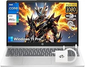 Hp 15.6" Fhd Touchscreen i7 Laptop, Intel 10-Core i7-1355u(Beat Core 7 160u), 16gb Ram 1tb Ssd, Win 11 Pro wifi6 Bluetooth Numeric Keypad Laptops-Computer For Business Gaming W/Gm Accessory