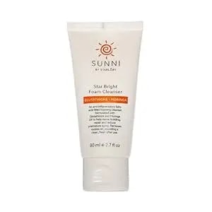 Hansi Naturals Korean Sunni Star Bright Foam Cleanser 80ml 2.7fl Oz. Glutathione - Moringa Oil