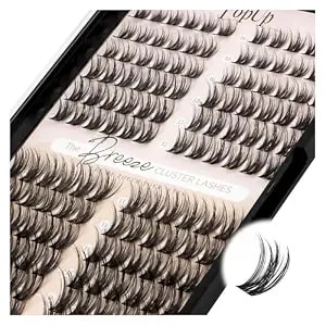 Popup Lash Clusters 144 Pcs Cluster Lashes Diy Cluster Eyelash Extensions Mega Volume Reusable Individual Lashes Cluster Volume Look Super Thin Band & Soft(d10)
