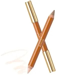 Blue Love Dual-Ended Contour Pencil, 2 Shades - Precision Tip For Detailed Face Sculpting, Easy Control To Define Cheekbones, Nose & Jawline - Long Wearing, Vegan & Cruelty-Free