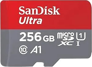 [Older Version] Sandisk 256GB Ultra Microsdxc UHS-I Memory Card With Adapter - 120MB/S, C10, U1, Full HD, A1, Micro SD Card - SDSQUA4-256G-GN6MA